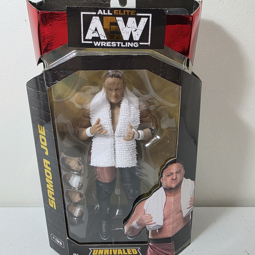 AEW Wrestling Unrivaled: Samoa Joe Collection Figure Exclusive #133 Figure Toy